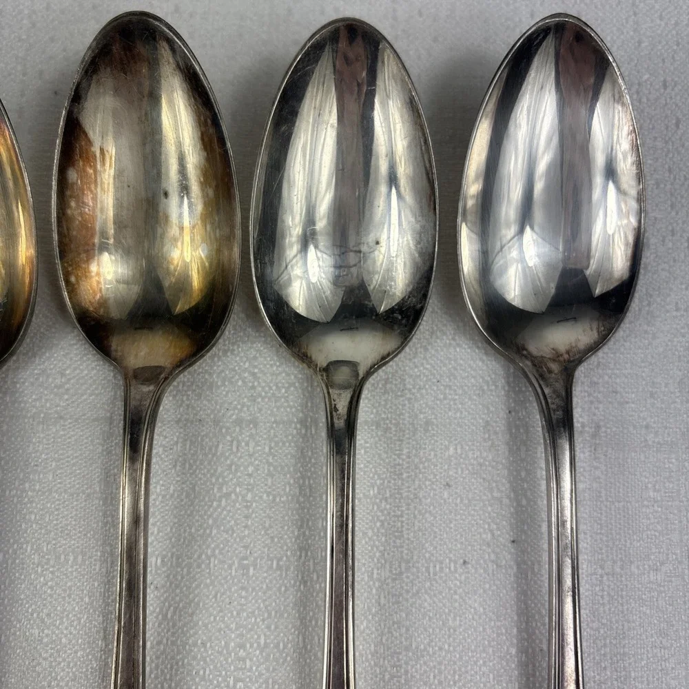 Vintage International Holmes & Edwards FIRST LADY Dinner‎ Soup Spoons Set Of 6